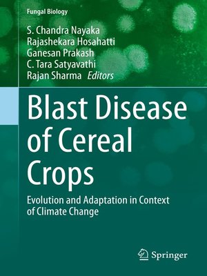 cover image of Blast Disease of Cereal Crops